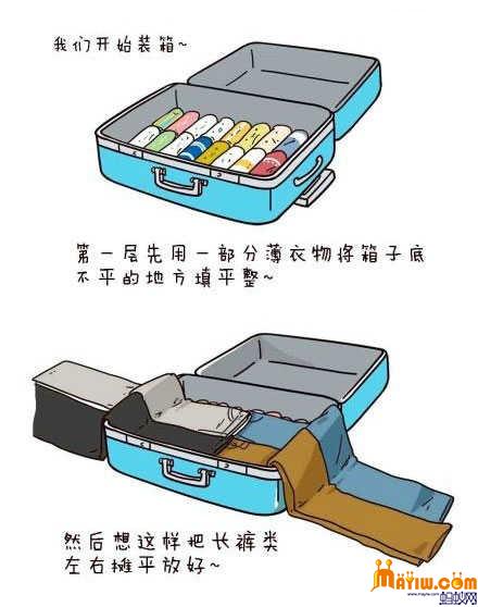 江苏打工 蚂蚁网 教你整理行李